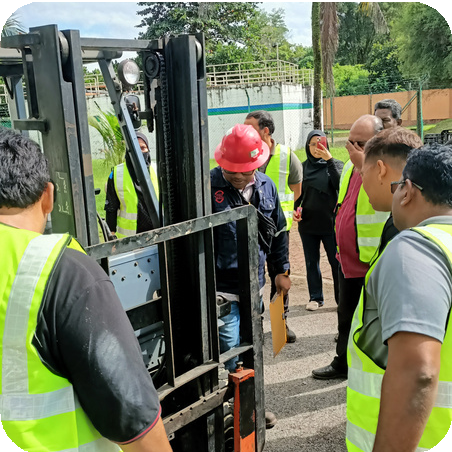 Forklift training